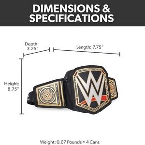 Igloo x WWE Champion Belt Fanny Pack Cooler 4-Can Capacity